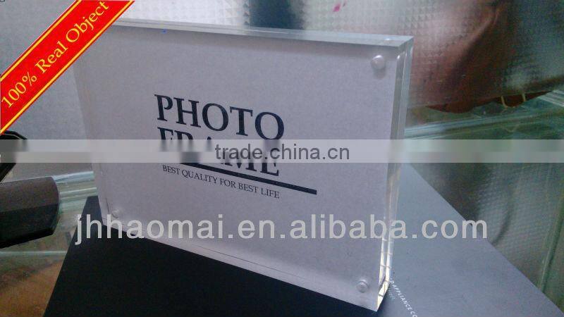 Wholesale Customizable Size And Thickness High Transparency Clear Acrylic Photo Frame Acrylic Frame Wholesale