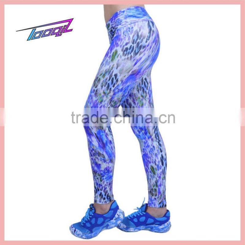 Wholesale Custom Sublimation Printed Sports Compression Tights