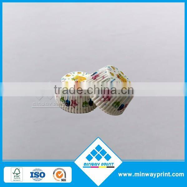 Custom printed design disposable oil-proof cake baking