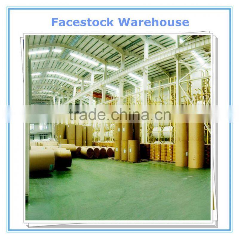 self adhesive synthetic paper material for chemical Labels and personal care industrial