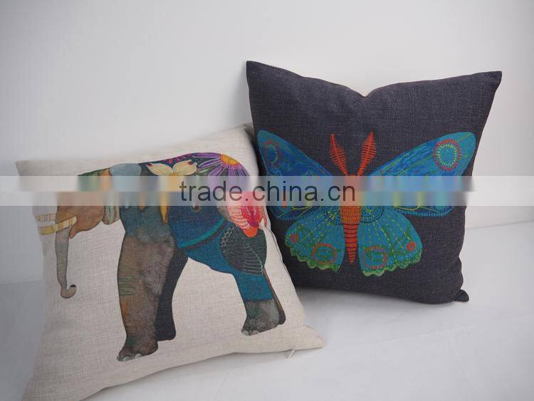 Perfect animal Throw Pillow ,Better Homes and car Decorative Pillow, Colorful printing cushion