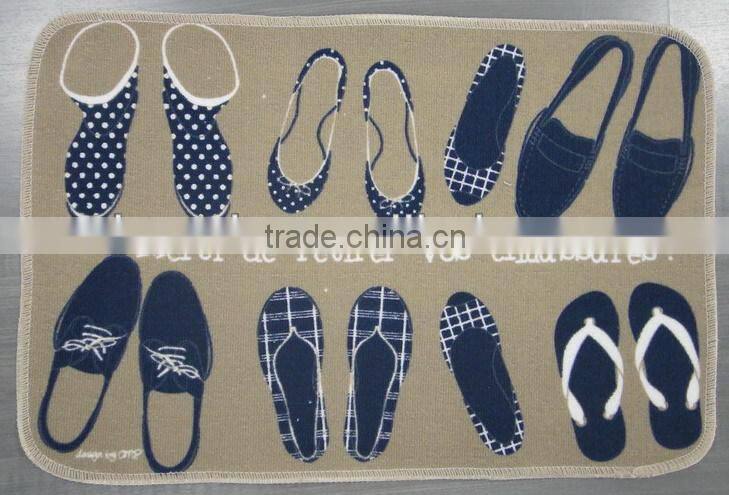 custom design printed door mat