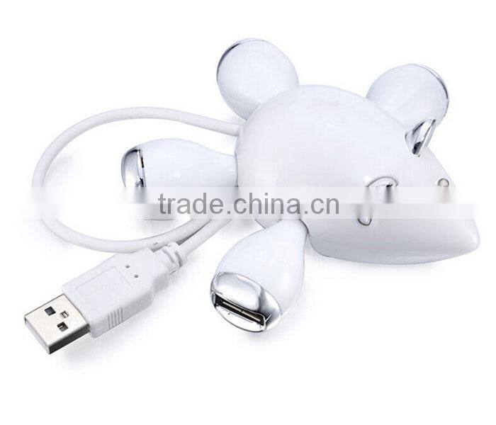 4-Port Mouse Shaped USB 2.0 Breakout super Hub