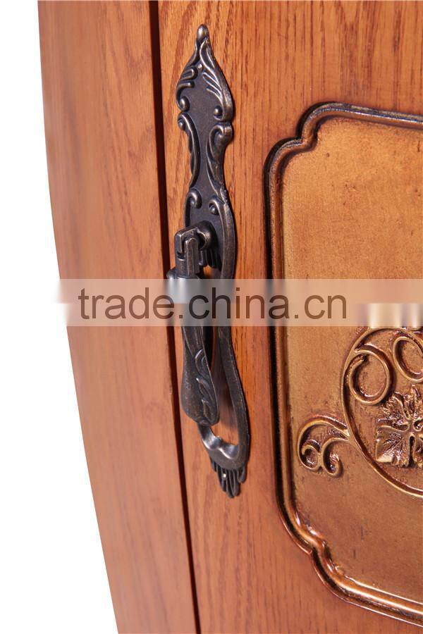 free standing wood wine mini fridge 48l wine refrigerator wooden