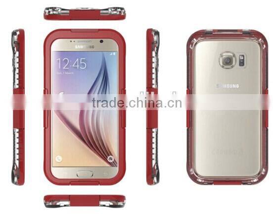 Strong quality waterproof case For Samsung Galaxy S6/edge / diving phone case for Samsung