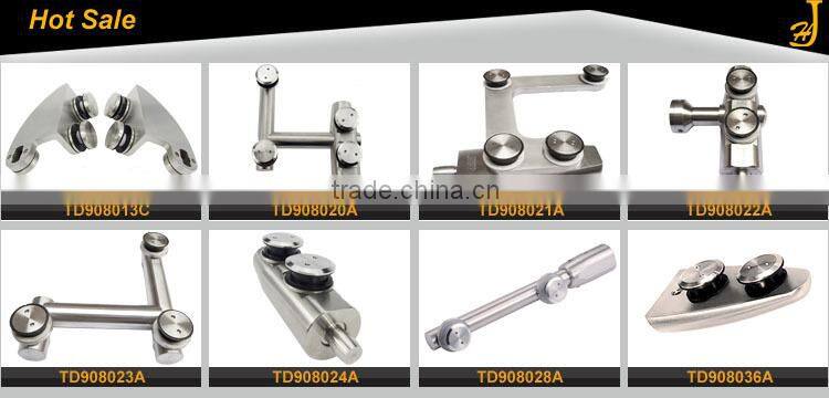 Factory Branded no blisters Frameless Galss Sliding Door Fittings Hardware