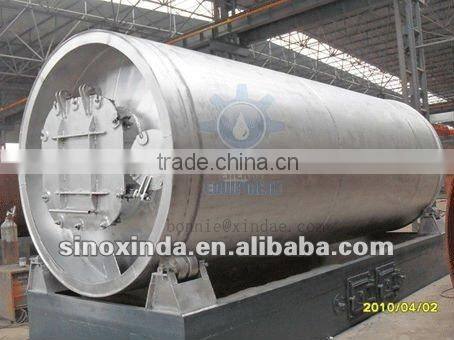 XD Waste plastic pyrolysis plant to oil, carbon black, steel