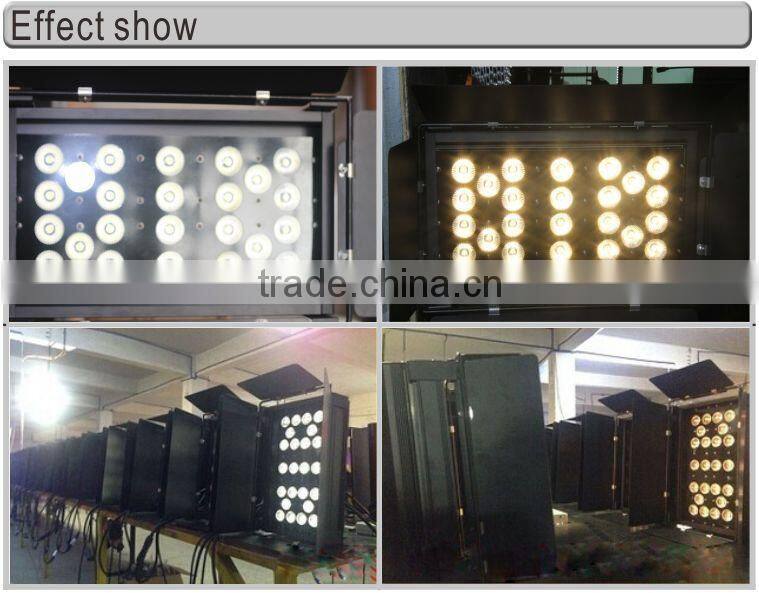 China stage light 5W high brightness White & Amber led light 24pcs*5W led light TV studio light for concert, party, film,theatre