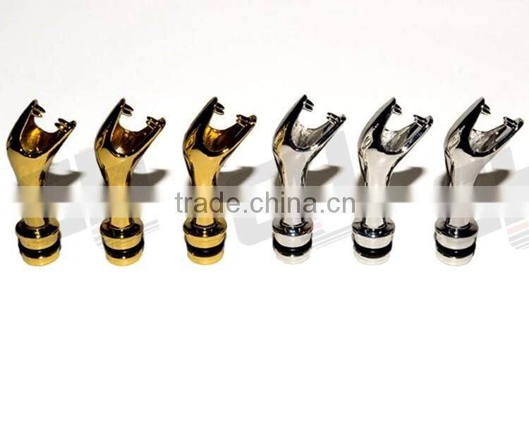 Chrome Snake Head Drip Tip