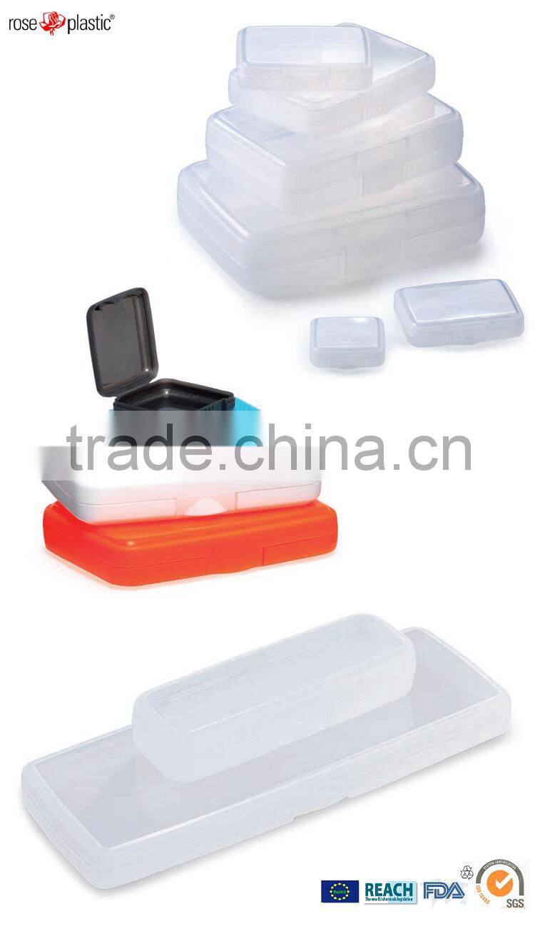 PP transparent PVC clear PE colored labelling or printing plastic packaging box for implant Consumer Box CB