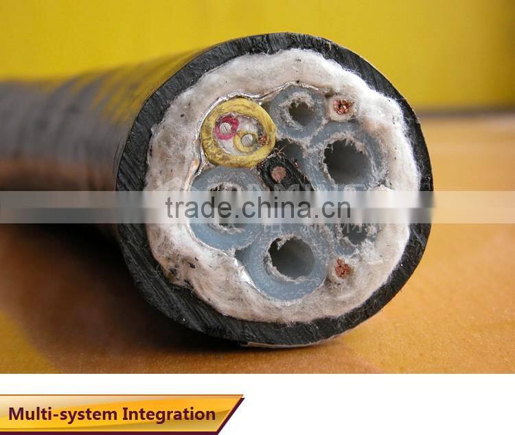 China supplier heat trace sample composite pipe with electric heating cable