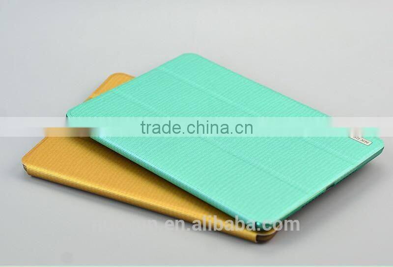 Soft tpu bumper tablet cover for iPad Air 2 case,tpu+pu leather phone case