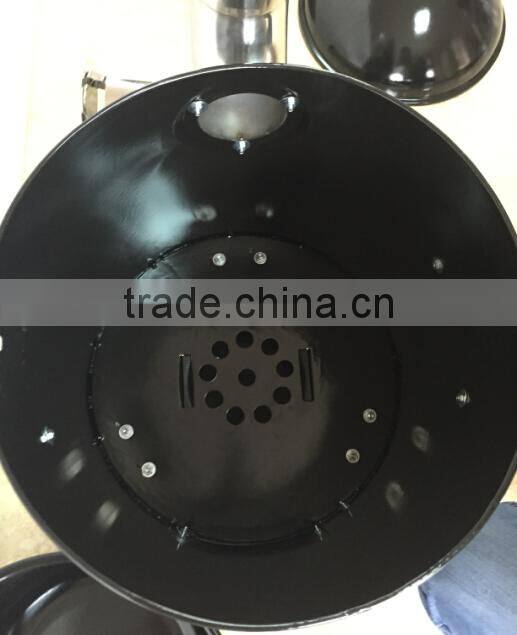 Hot sale multifunctional characoal bbq grill smoker grill with chimney