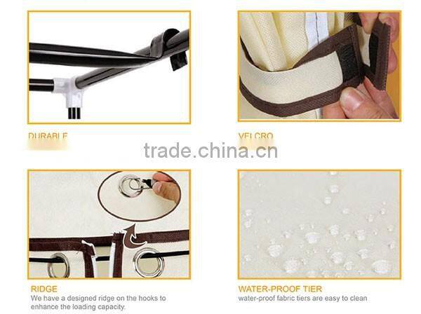 Fabric Hanging Rail Storage Shelves Cupboard Wardrobe Clothes