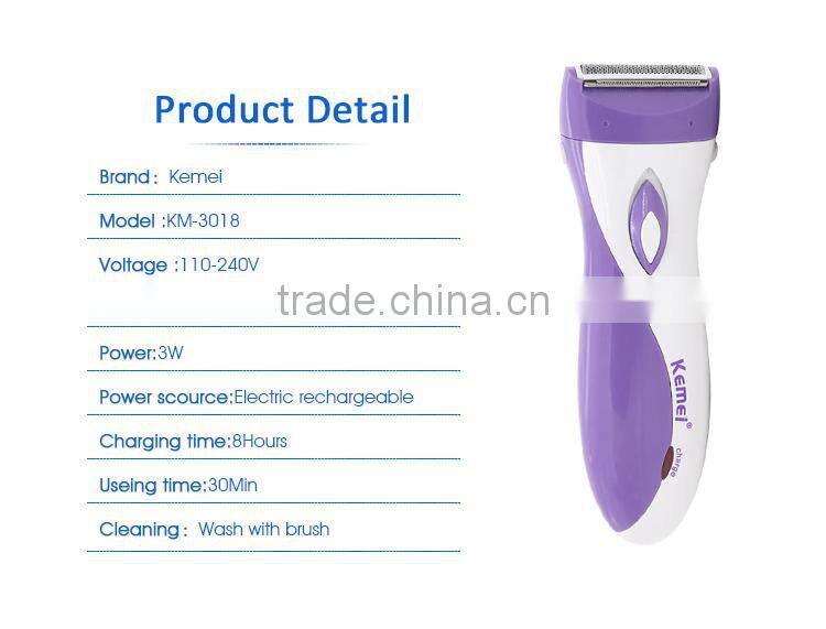 2015 hotsale rechargeable women epilator
