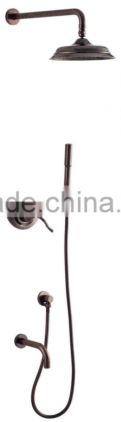 oil rubbed bronze bathroom in-wall shower set LF1076/062