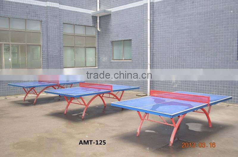 Blue color red frame Ping Pong Set Portable Post clip