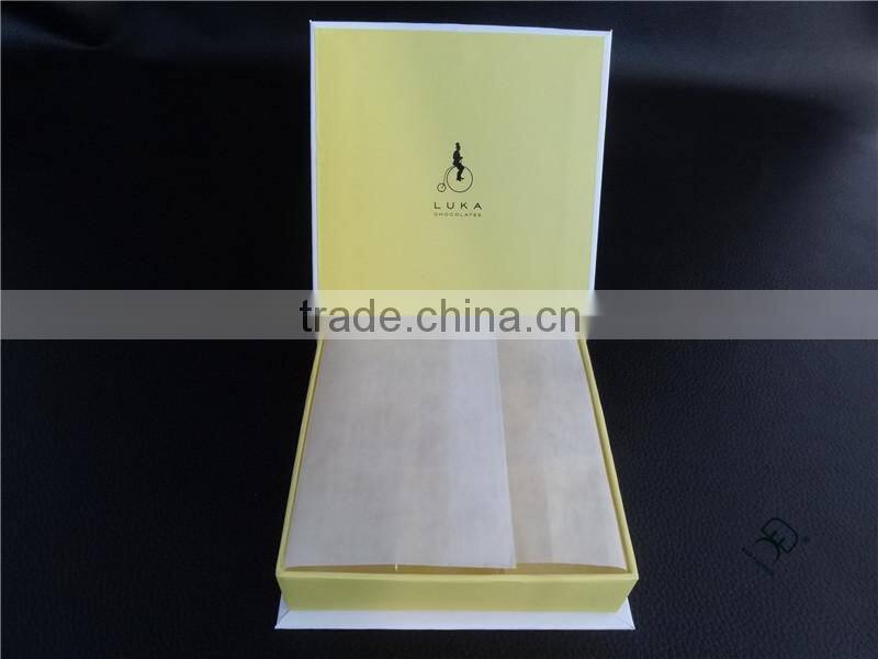 Cheap beautiful design paper chocolate box