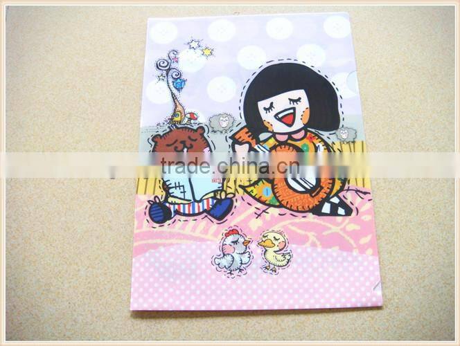 2015 new PP plastic foldable file folder