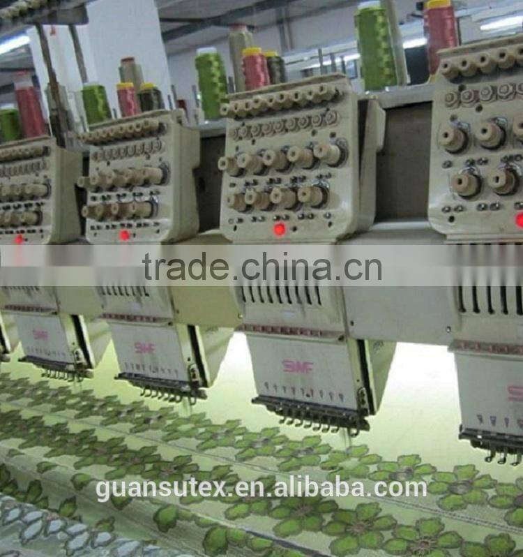 fashion 100% polyester african net black lace fabric/beaded sequins bridal lace for apparel