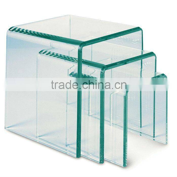 Alec /coloerd Clear Acrylic Nesting End Tables
