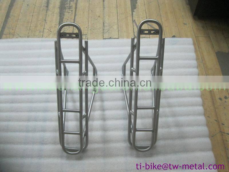 titanium bicycle rear rack Ti bike rear racks Titanium bicycle carrier for road bicycles