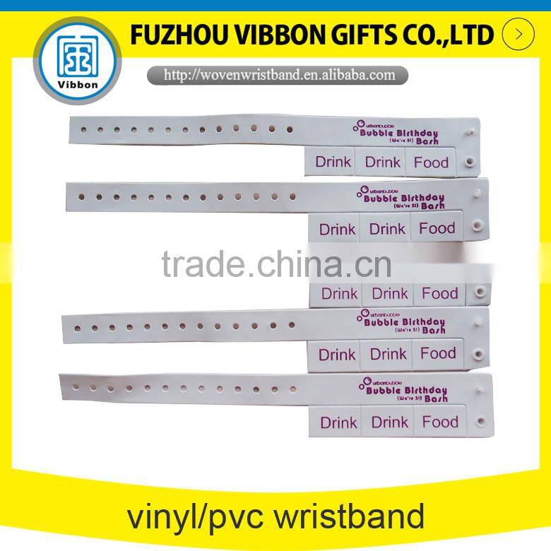 bulk cheap pvc slap bracelet for events and festivals