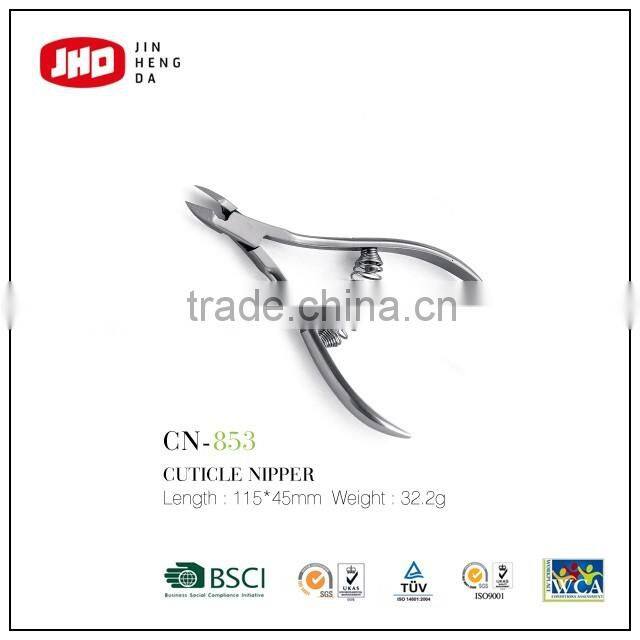 Forged steel nipper with wire spring,curve tip,full jar