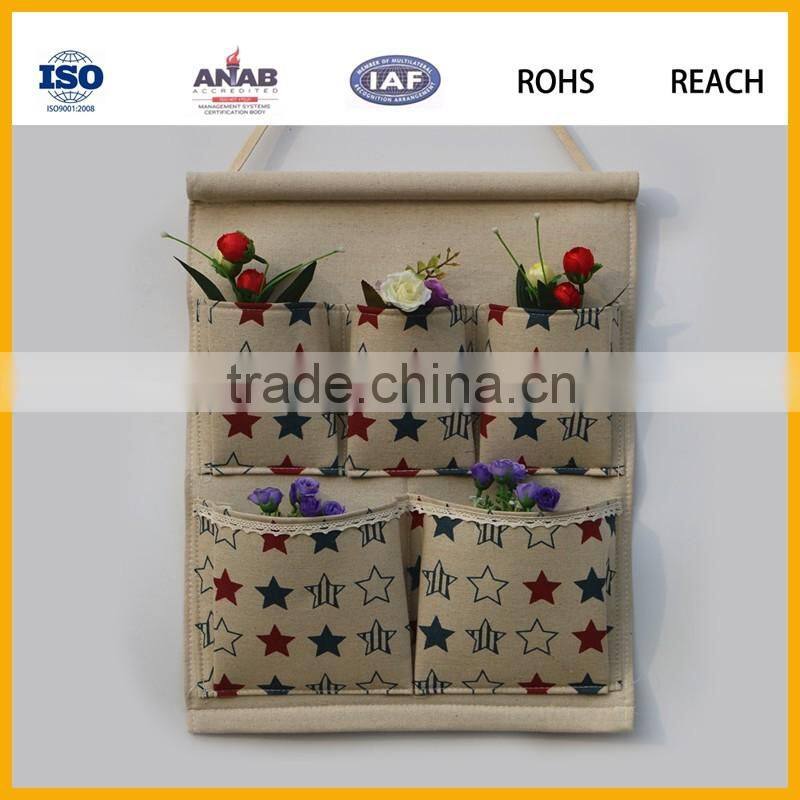 Wall Door Cloth Colorful Hanging Storage Bags Case Pocket Home Organization