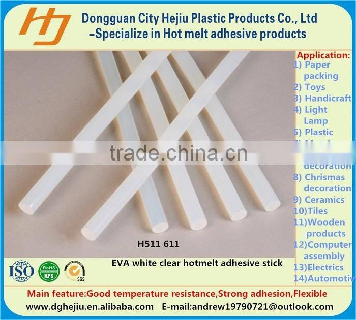 Factory Ethylene Vinyl acetate resin hotmelt adhesive glue stick for for toys