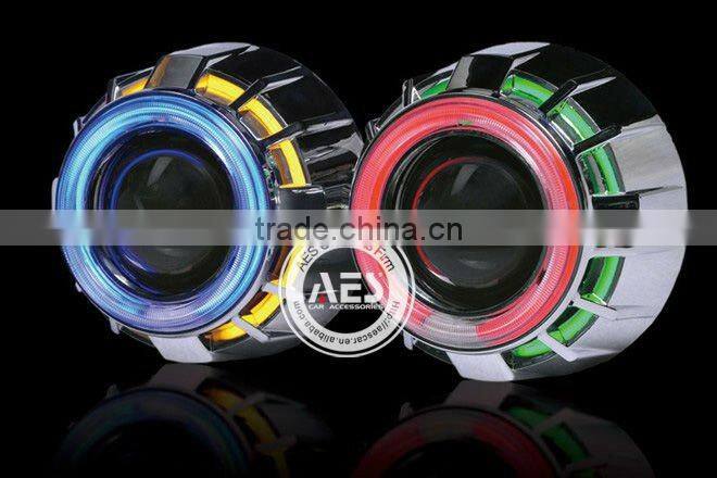 auto headlight Dual halo2.5inch G1 hid bi-xenon projector lens kit