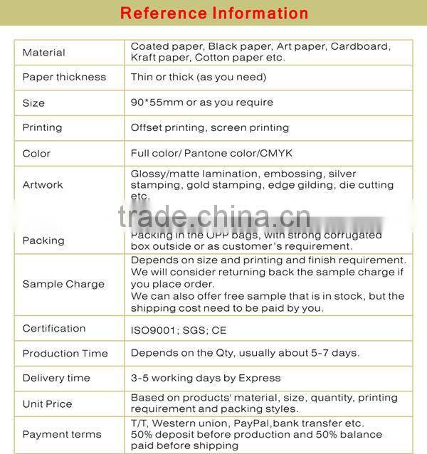 Top grade branded wedding invitation card guangzhou