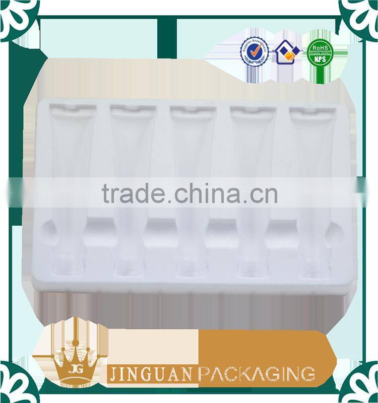 Custom Blister PS flocking blister tray for cosmetic product packaging