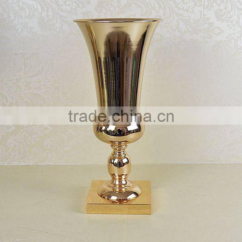 LDJ534 gold wedding centerpiece stand