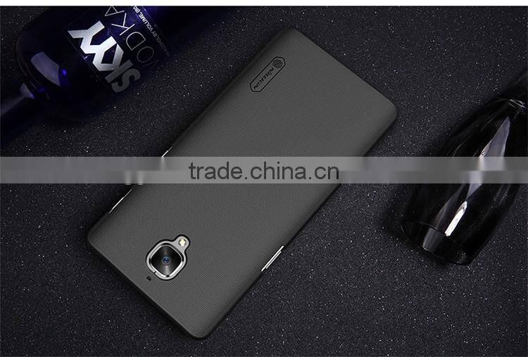 2016 ORIGINAL Nillkin Super Frosted Shield Case Back Cover For OnePlus 3 High Quality BACK COVER FREE LCD PROTECTOR INSIDE