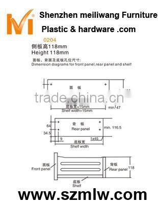 Drawer Side with Runner
