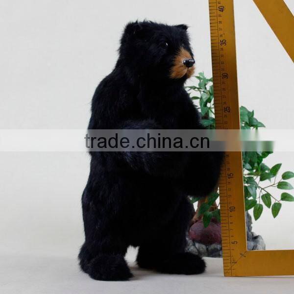 Stuffed plush bear cheap african furry animal figurines