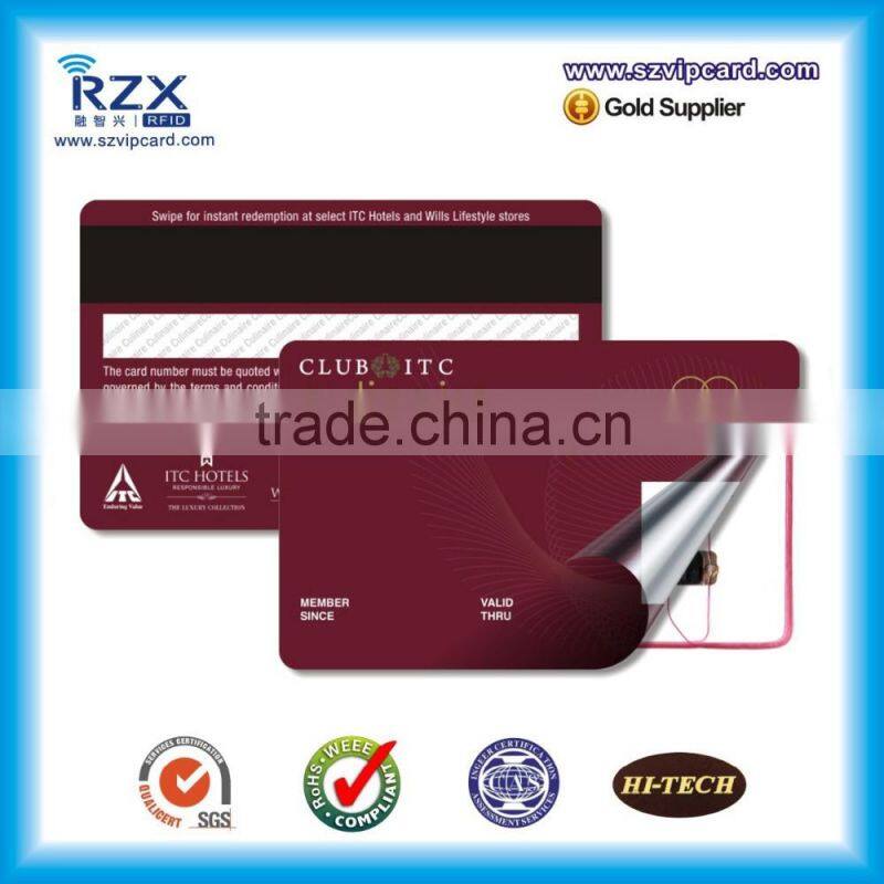 Hot design PVC proximity RFID card with hico magnetic stripe