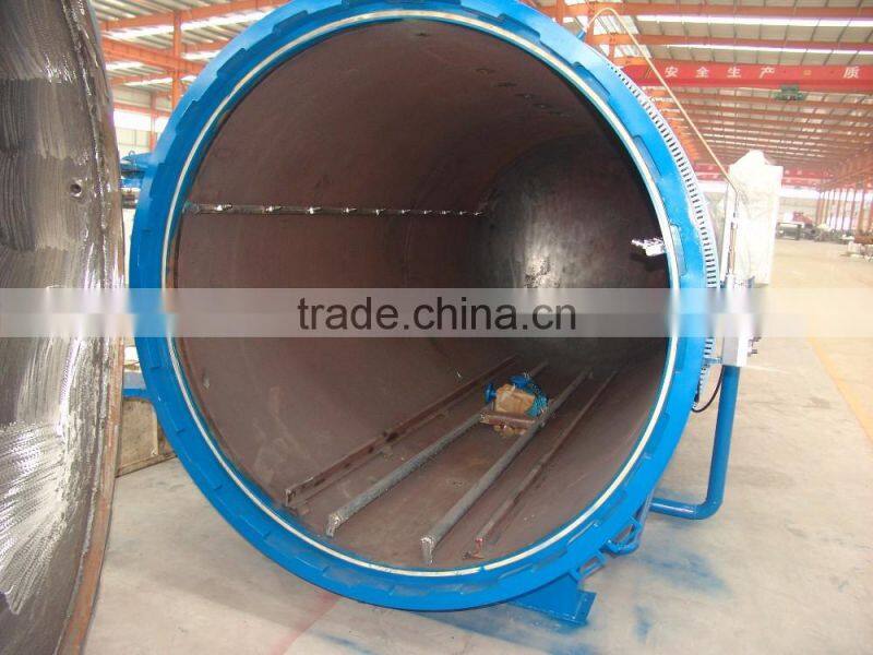 CE certificate autoclave for rubber price