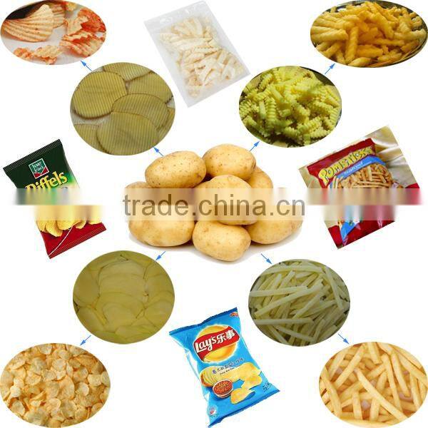 150kg/h snack machine semi automatic frozen fried potato sticks producing factory/ french fries production line