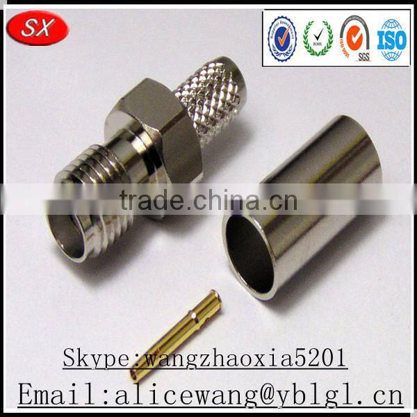 Custom battery crimp terminal connector for socket in Dongguan manufacturer,ISO9001 passed