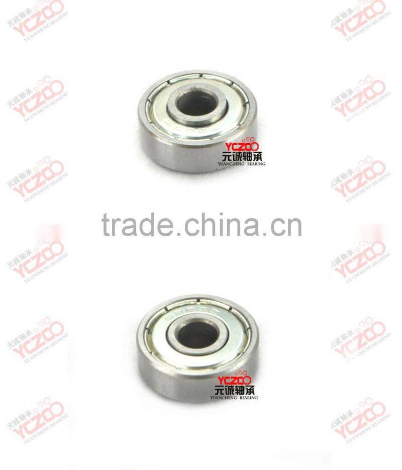 Shower room door using thin bearing