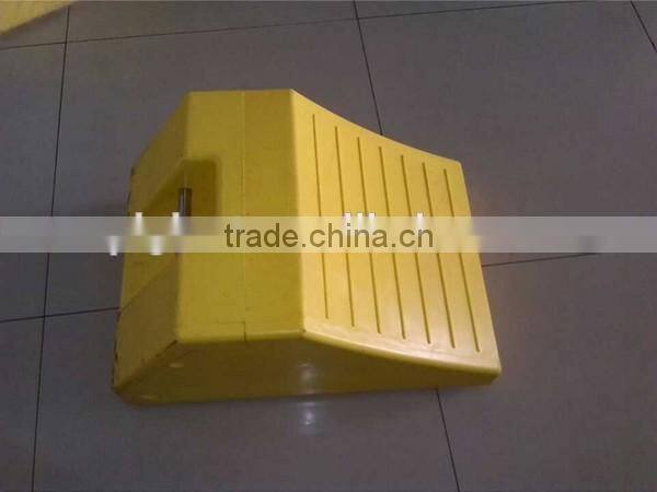 Large mining pu wheel chock GT37
