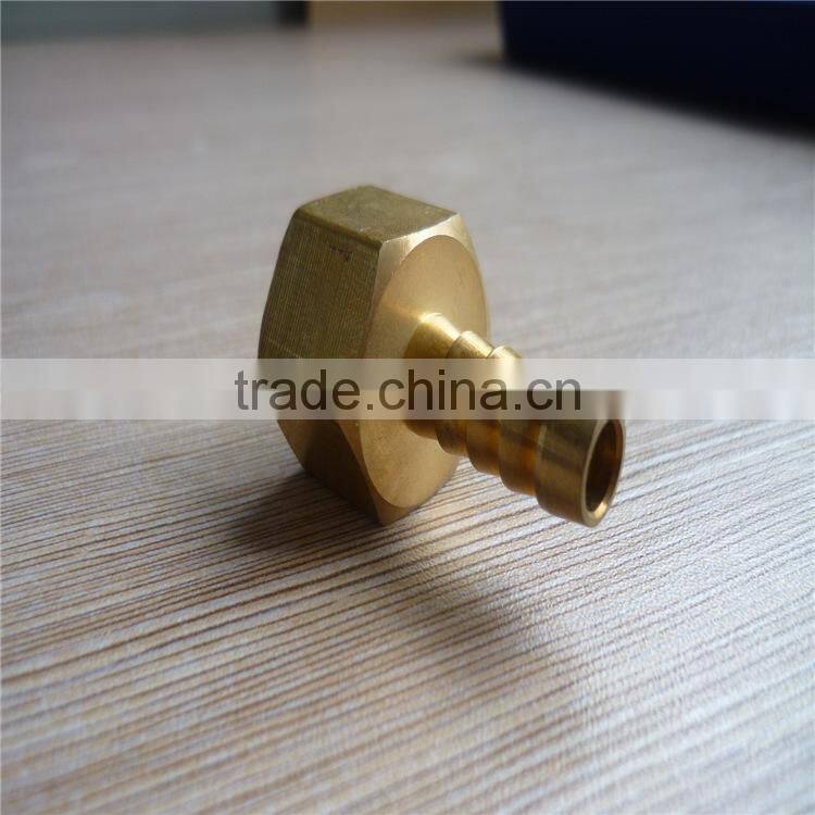 female threaded connection with sleevee for rubber hose , auto electrical brass connector1/8*6mm