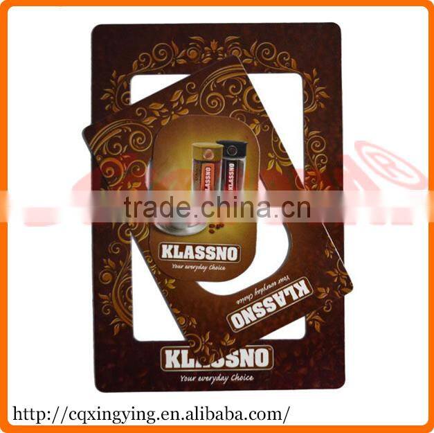 Customized Logo Printed Small Cheap Paper Fridge Frame Magnet