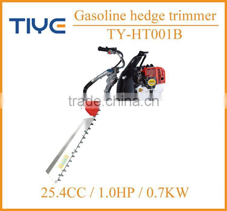 Backpack gasoline hedge cutter