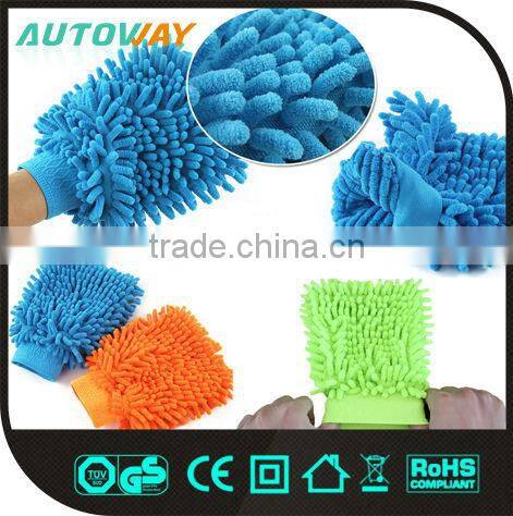 car cleaning chenille microfiber gloves