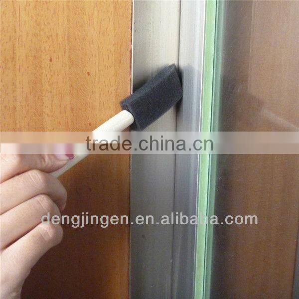 Low-density Flexible Durable Oil Painting Yellow Color Paint Foam Roller Brush