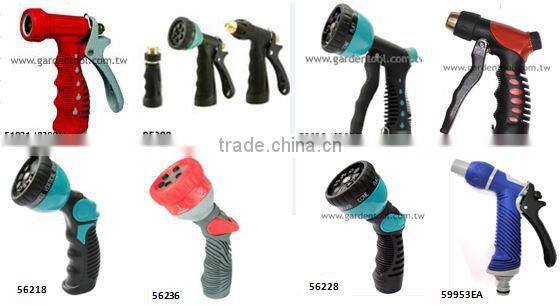 3-Pattern Water Spray Gun Nozzle For Garden