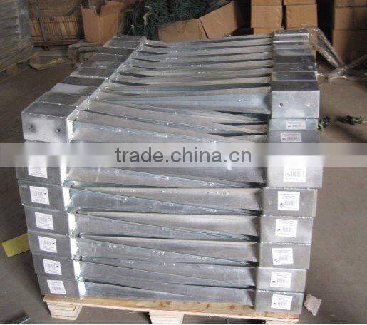 galvanized pole anchor